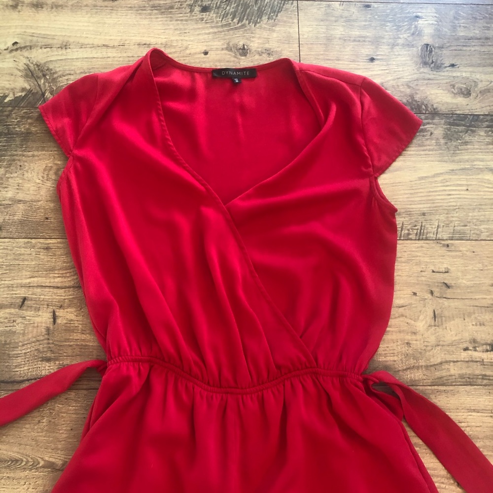 Dynamite Red Romper - Picture 3 of 3